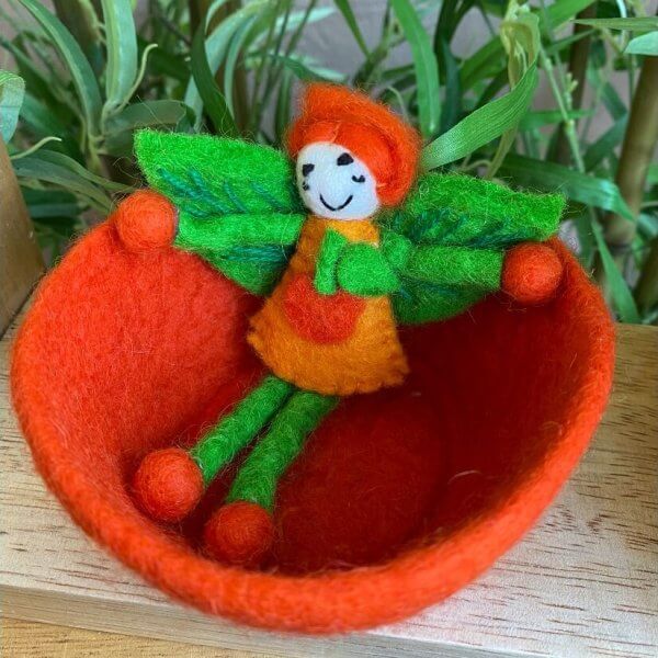Himalayan Journey Felt | Miss Autumn Pumpkin Fairy