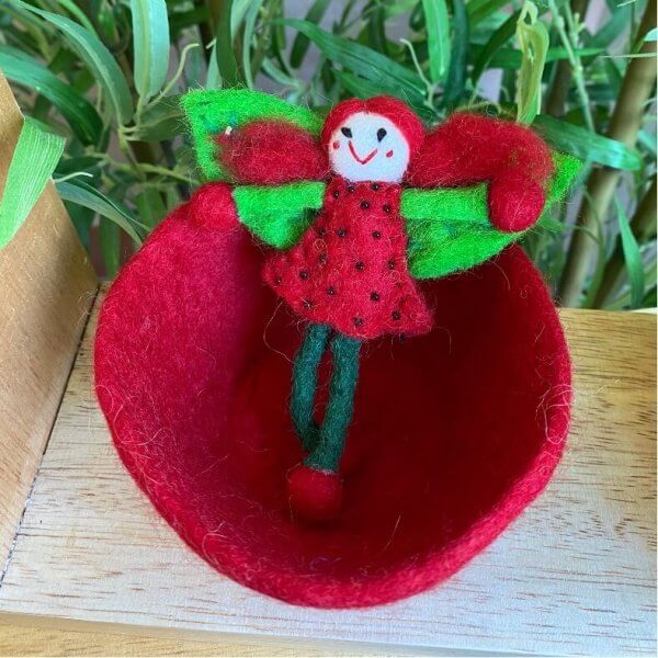strawberryfairy in red bowl 1