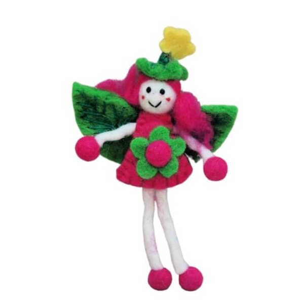 Miss Spring Garden felt fairy