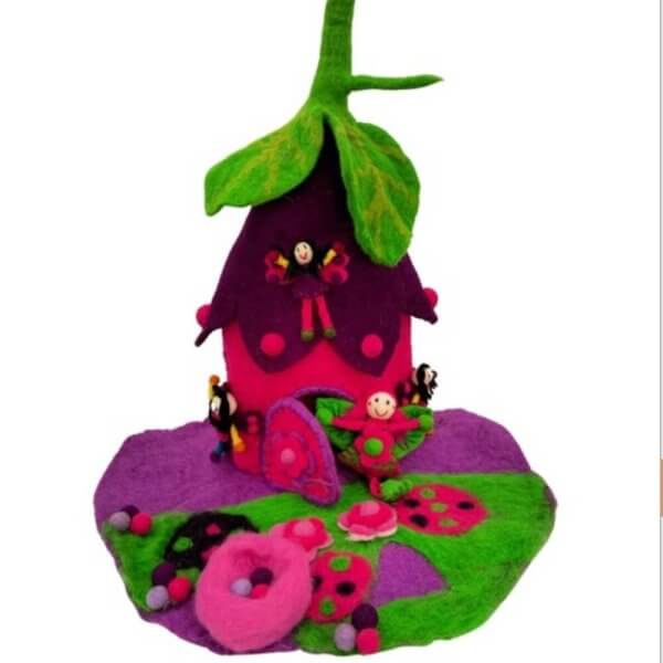tooth fairy house felt home