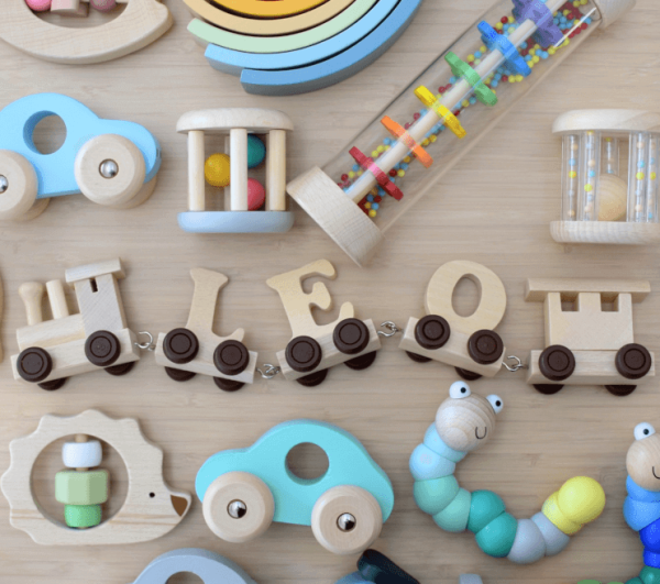 Train letters | Bambino Eco Toys Train letters