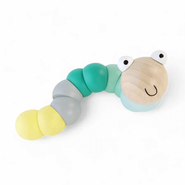 Lite blue wooden wonder worm