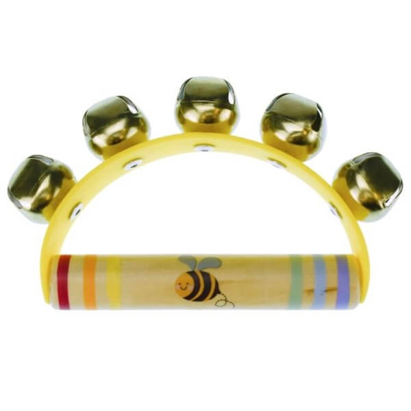 Honey bee hand bell for toddlers