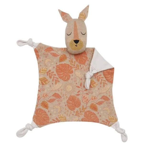 Kippins organic cotton comforter Sunny the Kangaroo | Bambino Eco Toys Kippins organic cotton comforter Sunny the Kangaroo
