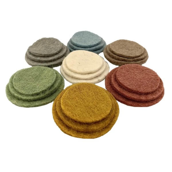 Earth felt circles | Bambino Eco Toys Earth felt circles