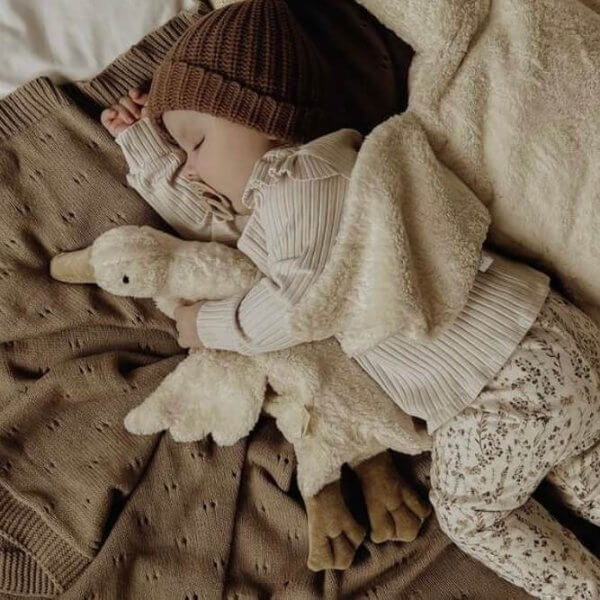 Senger Cuddly Animal white goose with heat pack | Bambino Eco Toys Senger Cuddly Animal white goose with heat pack