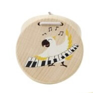 Cockatoo Aussie animal wooden castanets