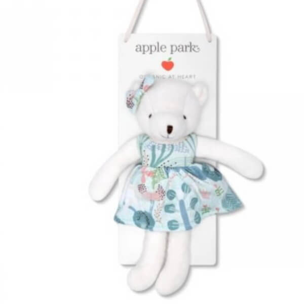 Minty organic soft toy bear | Bambino Eco Toys Minty organic soft toy bear