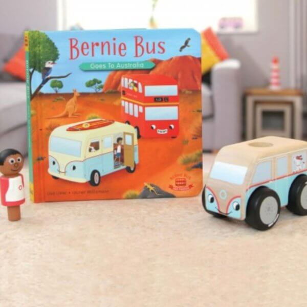 Indigo Jamm Colin the Campervan in Australia book | Bambino Eco Toys Indigo Jamm Colin the Campervan in Australia book