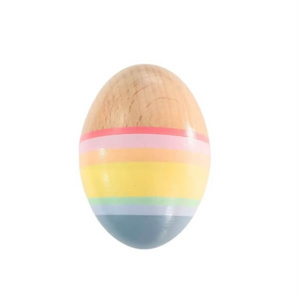 Rainbow wooden egg | Bambino Eco Toys Rainbow wooden egg