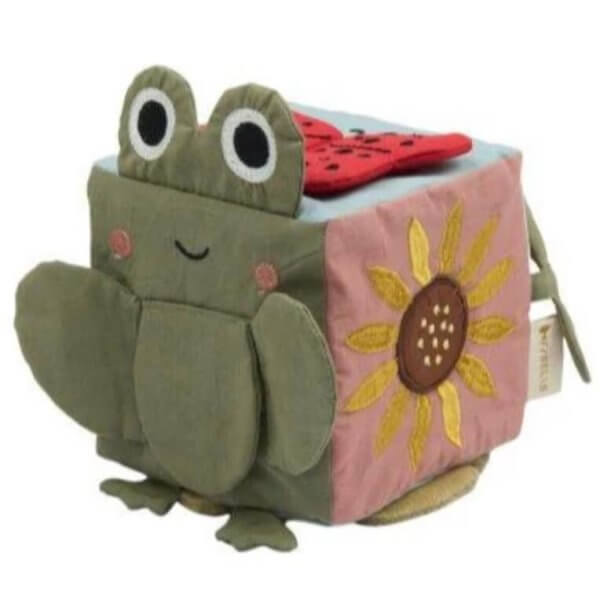 Fabelab cotton garden activity cube | Bambino Eco Toys Fabelab cotton garden activity cube