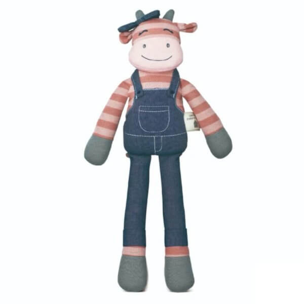 miss moo soft plush toy organic cotton apple park
