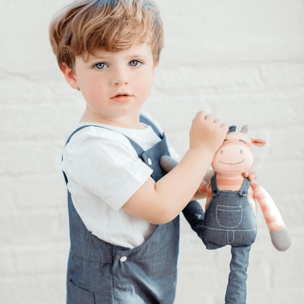 miss moo soft plush toy organic cotton apple park | Bambino Eco Toys miss moo soft plush toy organic cotton apple park