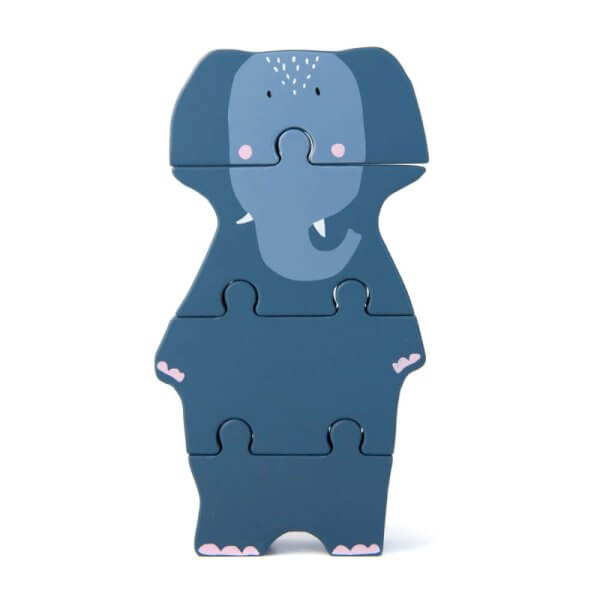 Trixie first wooden puzzle elephant | Bambino Eco Toys Trixie first wooden puzzle elephant