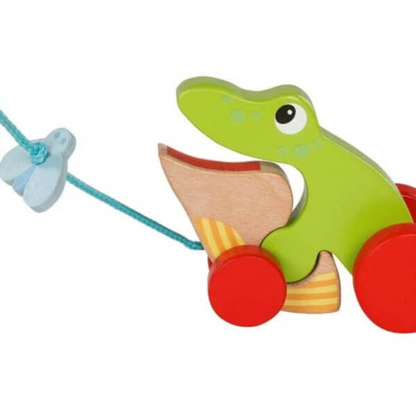 goki pull along frog