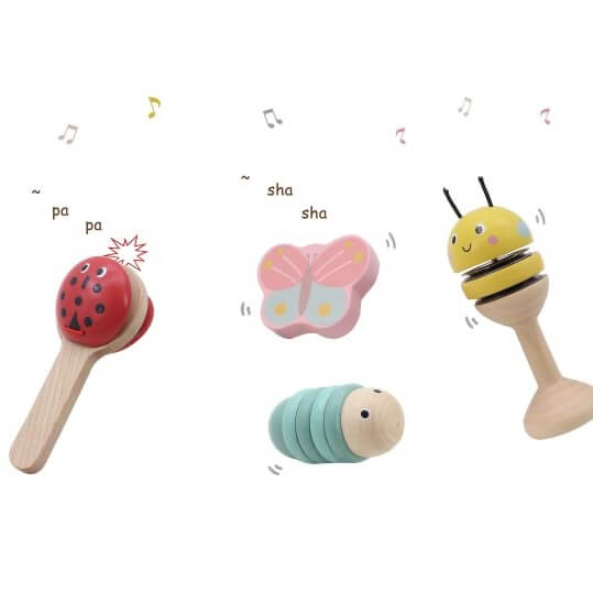 Spring music set of 4 | Bambino Eco Toys Spring music set of 4