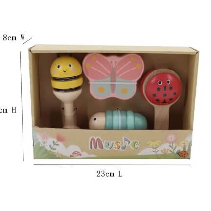 Spring music set of 4 | Bambino Eco Toys Spring music set of 4