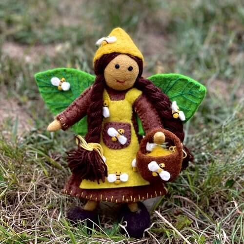 Mauri fairy of the forest felt