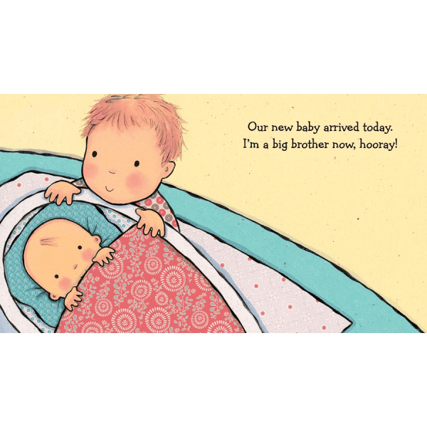 I am a Big Brother Board Book | Bambino Eco Toys I am a Big Brother Board Book