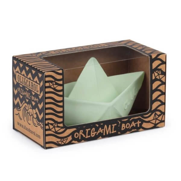 Oli and Carol Origami rubber bath toy | Bambino Eco Toys Oli and Carol Origami rubber bath toy