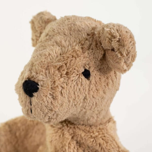 Senger natural organic beige bear hand puppet 33cm | Bambino Eco Toys Senger natural organic beige bear hand puppet 33cm