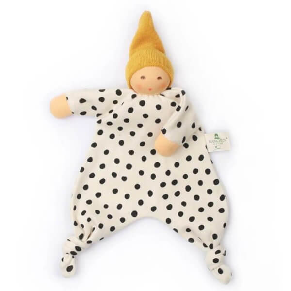Nanchen natur gold and spot baby comforter