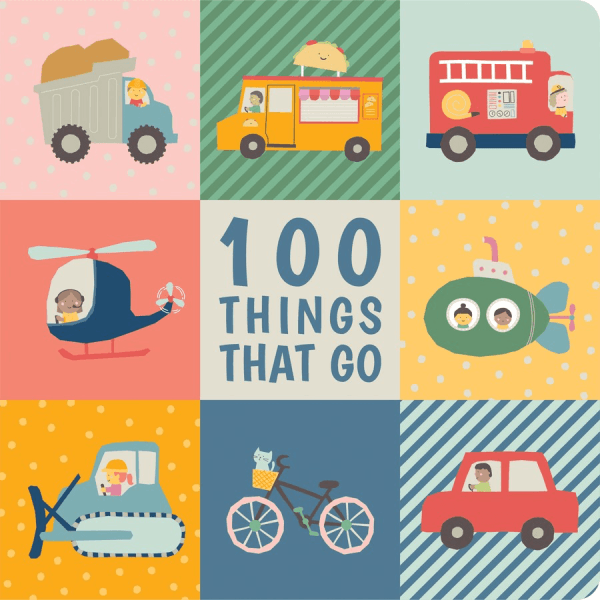 100 things that go board book baby