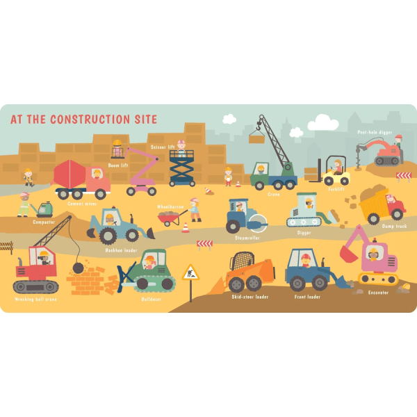 100 things that go board book baby
