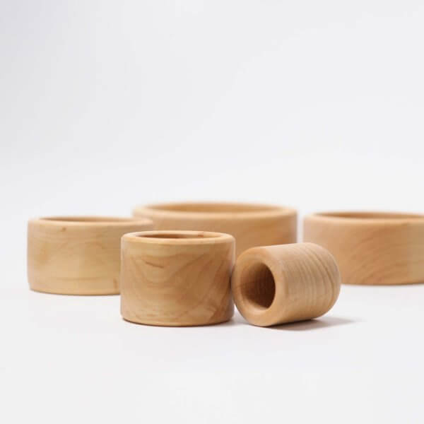Natural bowls grimms wooden toys | Bambino Eco Toys Natural bowls grimms wooden toys