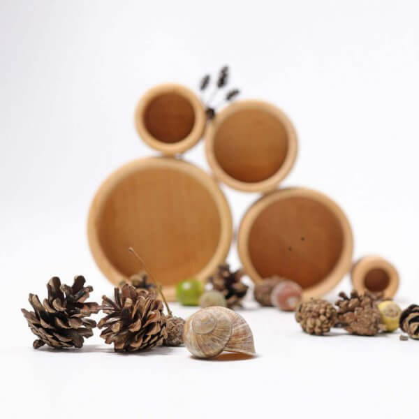 Natural bowls grimms wooden toys | Bambino Eco Toys Natural bowls grimms wooden toys