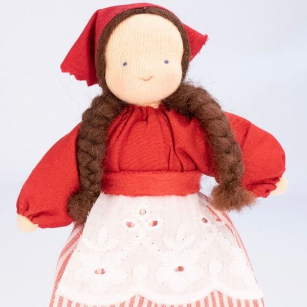 Summer girl Evi waldorf doll natural materials | Bambino Eco Toys Summer girl Evi waldorf doll natural materials
