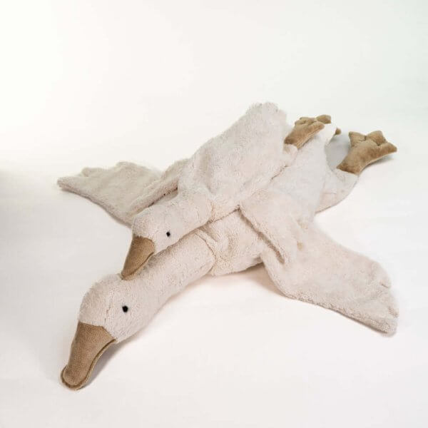 Senger Cuddly Animal white goose with heat pack | Bambino Eco Toys Senger Cuddly Animal white goose with heat pack