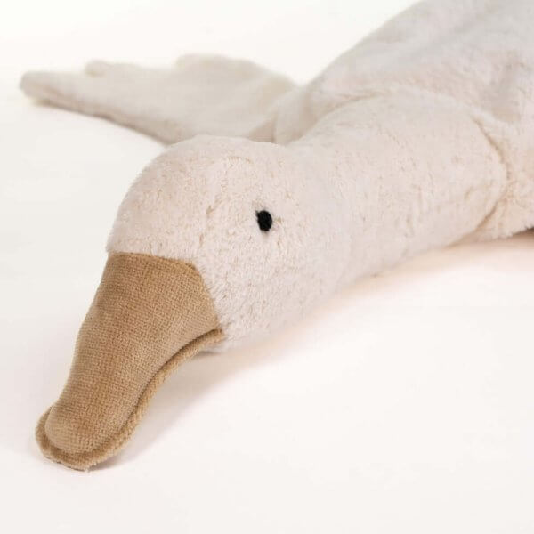 Senger Cuddly Animal white goose with heat pack | Bambino Eco Toys Senger Cuddly Animal white goose with heat pack