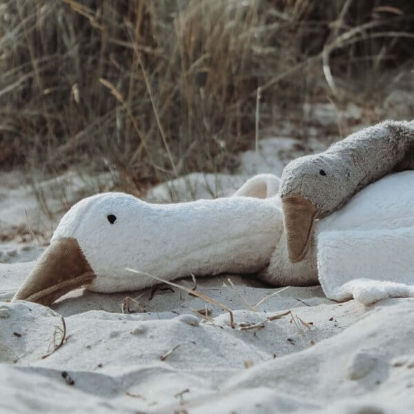 Senger Cuddly Animal white goose with heat pack | Bambino Eco Toys Senger Cuddly Animal white goose with heat pack