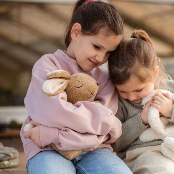 Senger cuddly Animal beige rabbit 30cm with heat pack | Bambino Eco Toys Senger cuddly Animal beige rabbit 30cm with heat pack