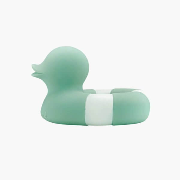 Oli and carol rubber duck mint bath toy teether natural toys