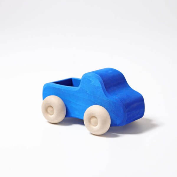 Grimm’s Small Wooden Truck Blue