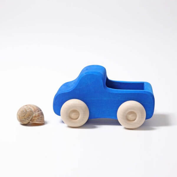 The Grimm’s Small Wooden Truck Blue