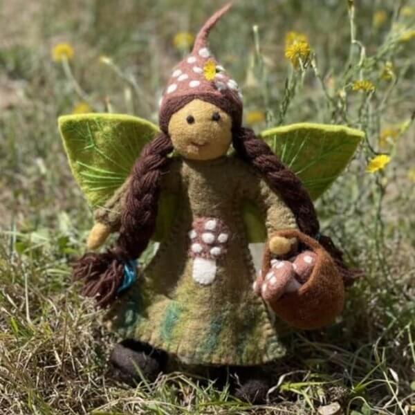 Elfie fairy of the forest felt