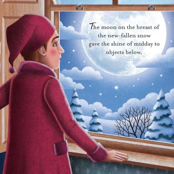 It was the night before christmas padded board book | Bambino Eco Toys It was the night before christmas padded board book
