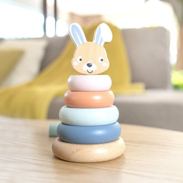 Speedy Monkey wooden toys My First Toy Box Rabbit fist stacking toy