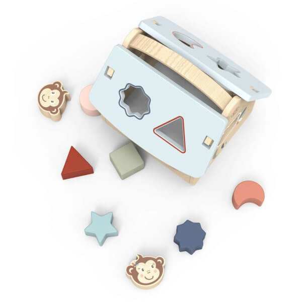 Speedy monkey house wooden shape sorter